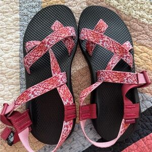 Chaco Women's Sandals - Black and Red, New, never worn